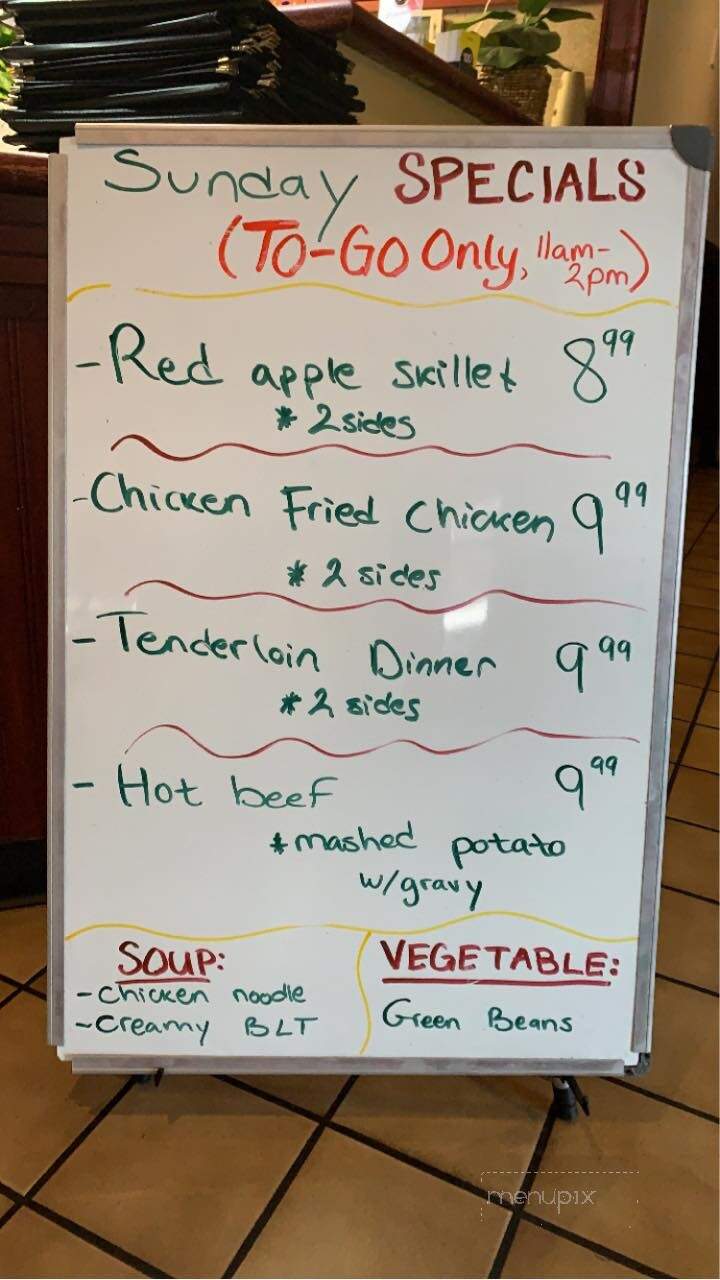 Red Apple Diner - Kansas City, MO menu_pic