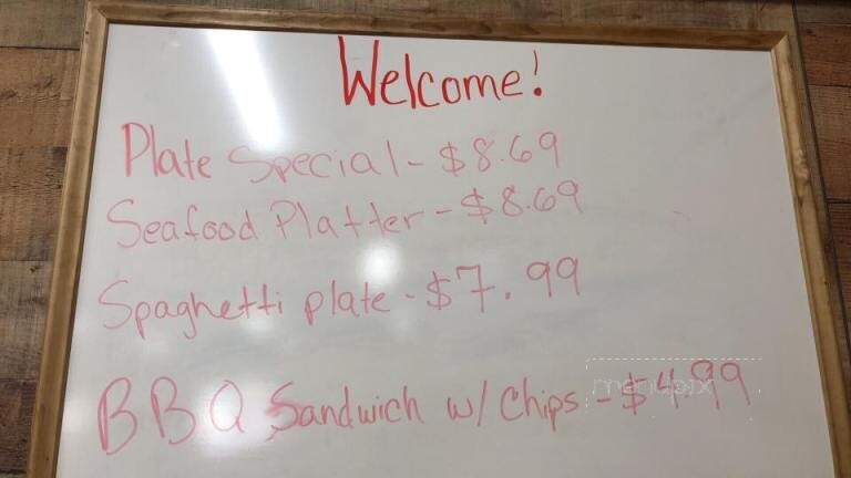 Sonny Buck's Diner - Brookneal, VA menu_pic