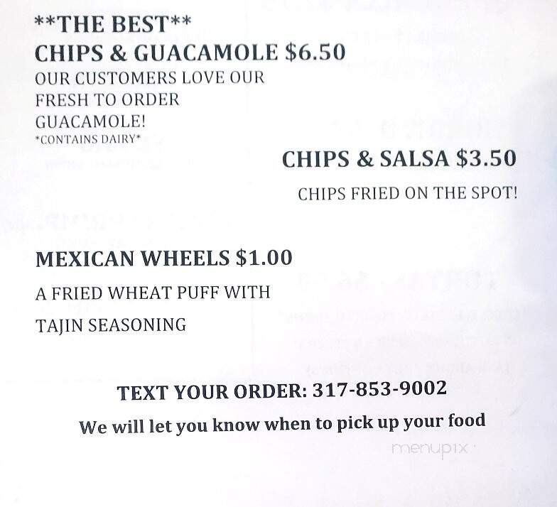 Las Tortugas Food Truck & Catering - Westfield, IN menu_pic