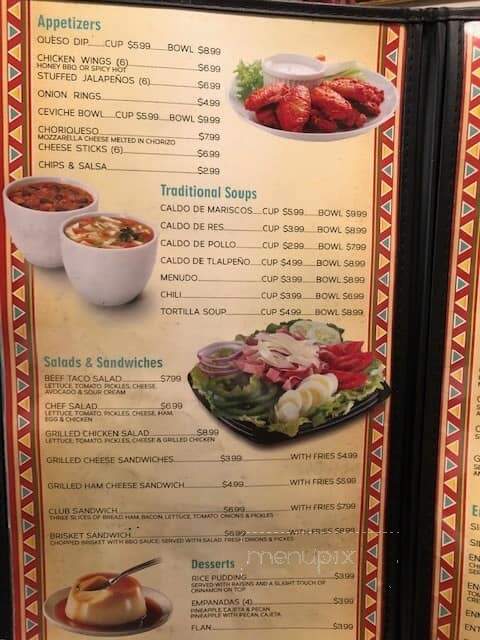 Polito'a Mexican Restaurant - Mcallen, TX menu_pic