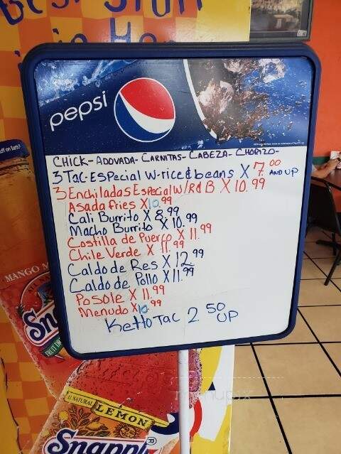 Taqueria Los Primos 4 - Selah, WA menu_pic