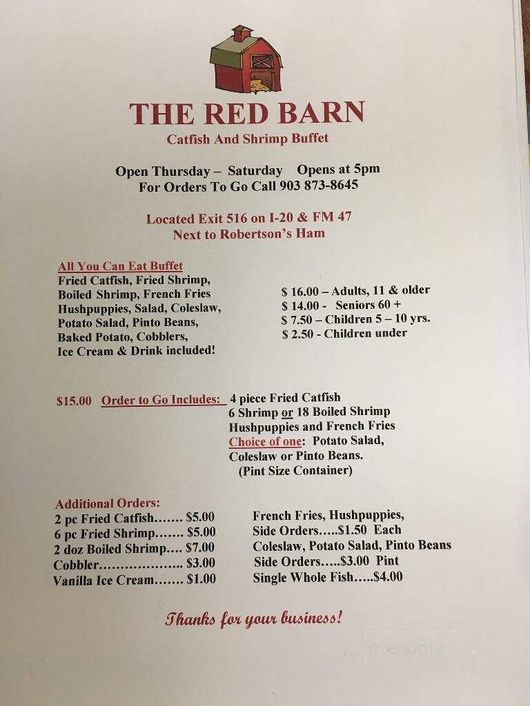 The Red Barn - Wills Point, TX