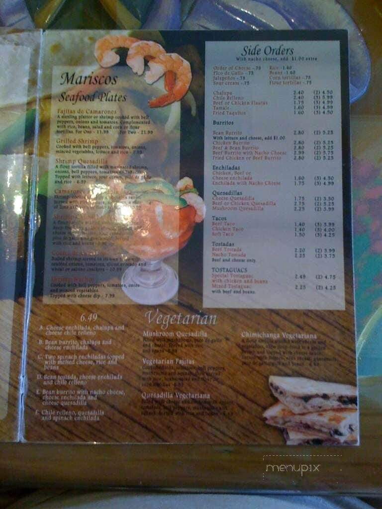 La Perla Tapatia - Collierville, TN menu_pic