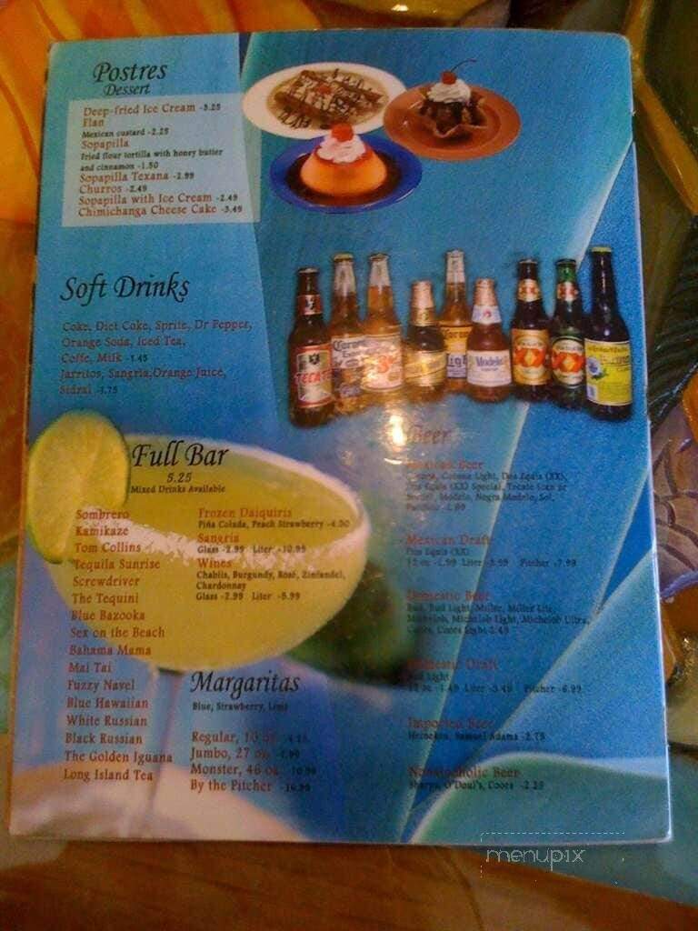 La Perla Tapatia - Collierville, TN menu_pic