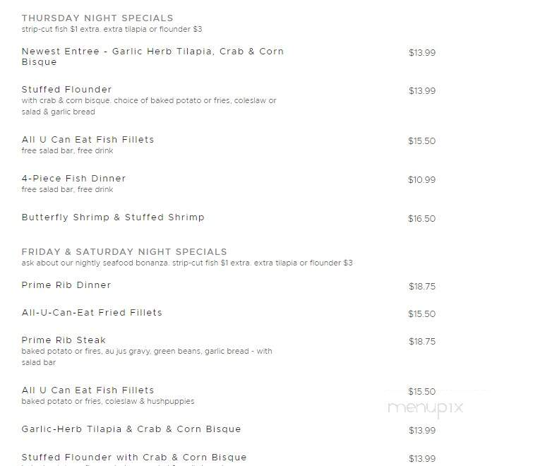 Luigi's - Arcadia, LA menu_pic
