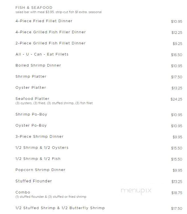 Luigi's - Arcadia, LA menu_pic
