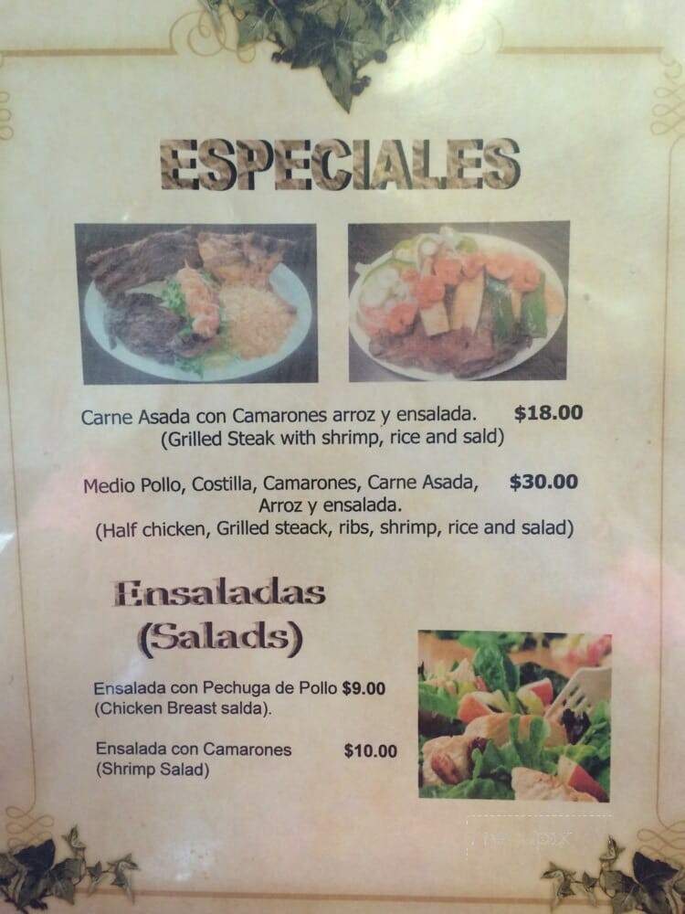 El Rey Del Pollo - Nyack, NY menu_pic