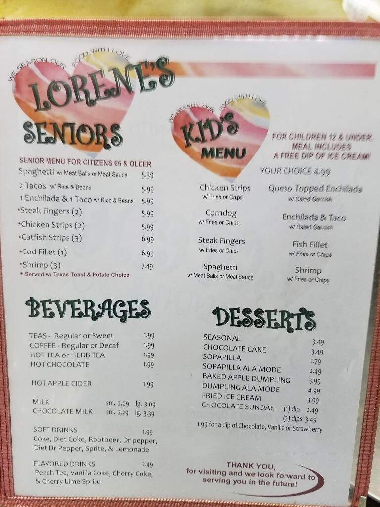 Lorene's Mexican Kitchen - Borger, TX