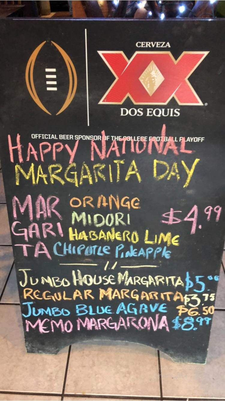 Rico's mex mex grill - Acworth, GA menu_pic