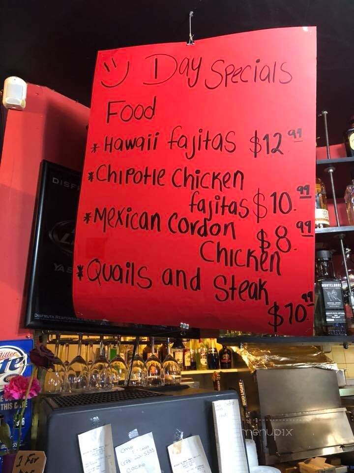 Rico's mex mex grill - Acworth, GA menu_pic