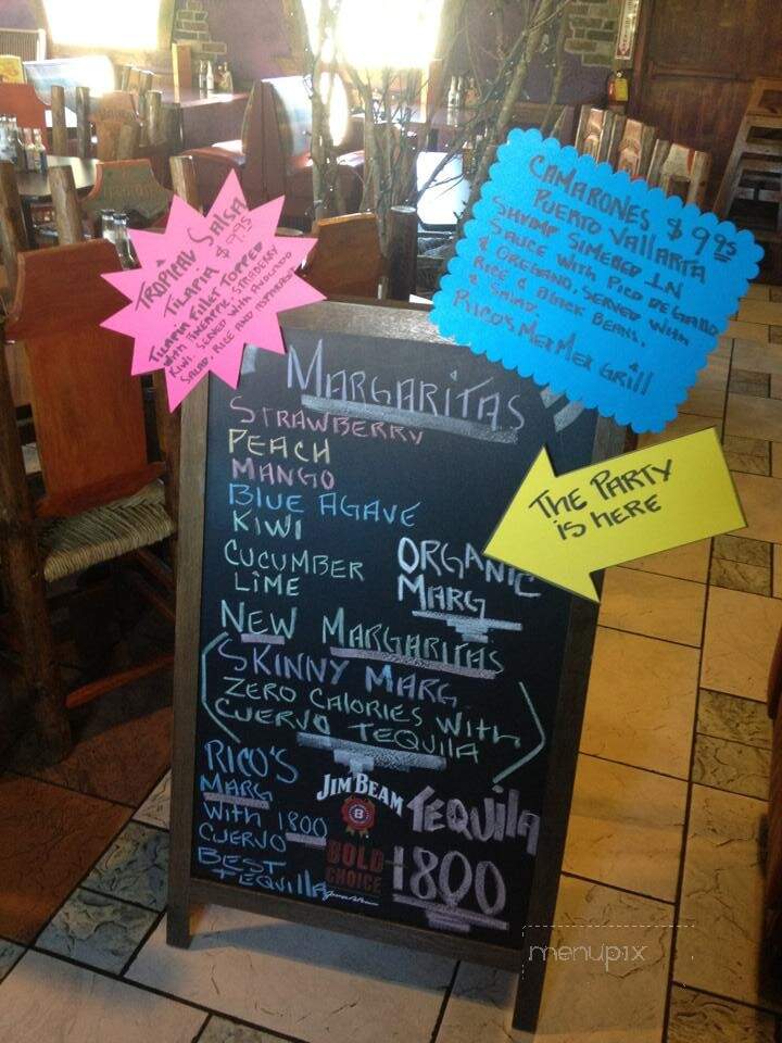 Rico's mex mex grill - Acworth, GA menu_pic