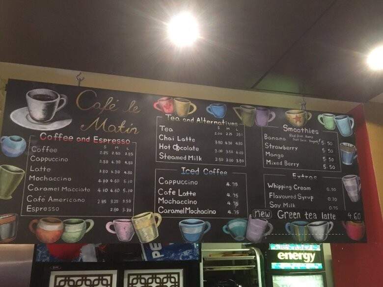 Cafe Le Matin - Calgary, AB menu_pic