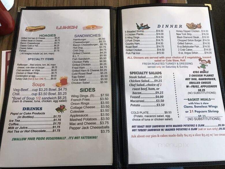 Little Sandy's - Oakland, MD menu_pic