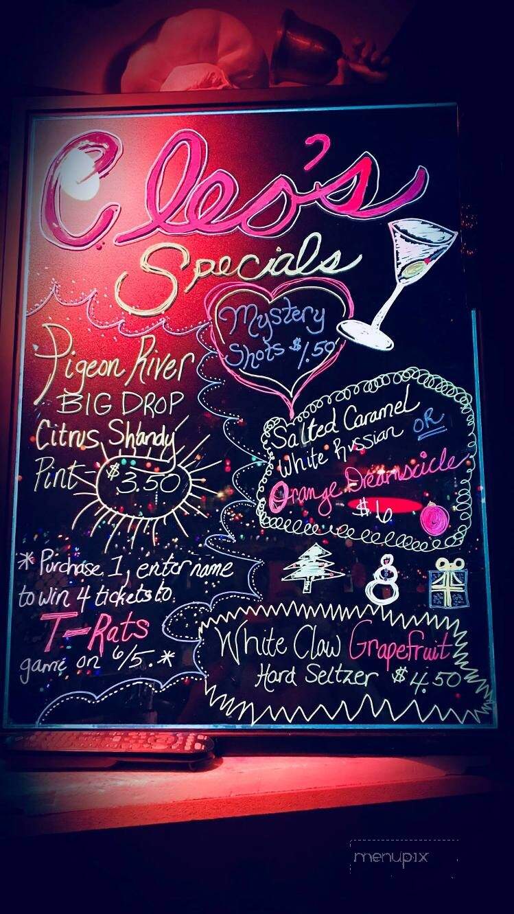 Cleo's Brown Beam Tavern - Appleton, WI menu_pic