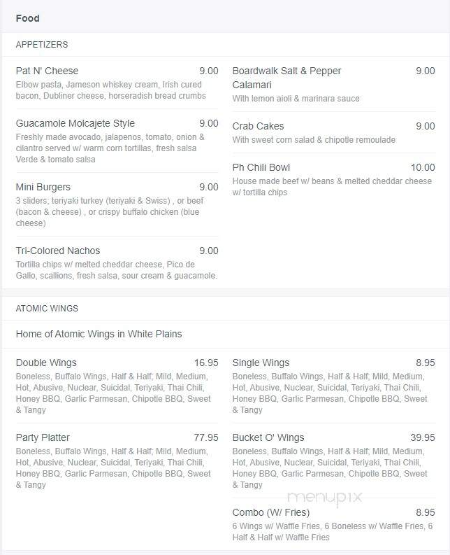 Porterhouse Bar & Grill - Sunny Isles Beach, FL menu_pic
