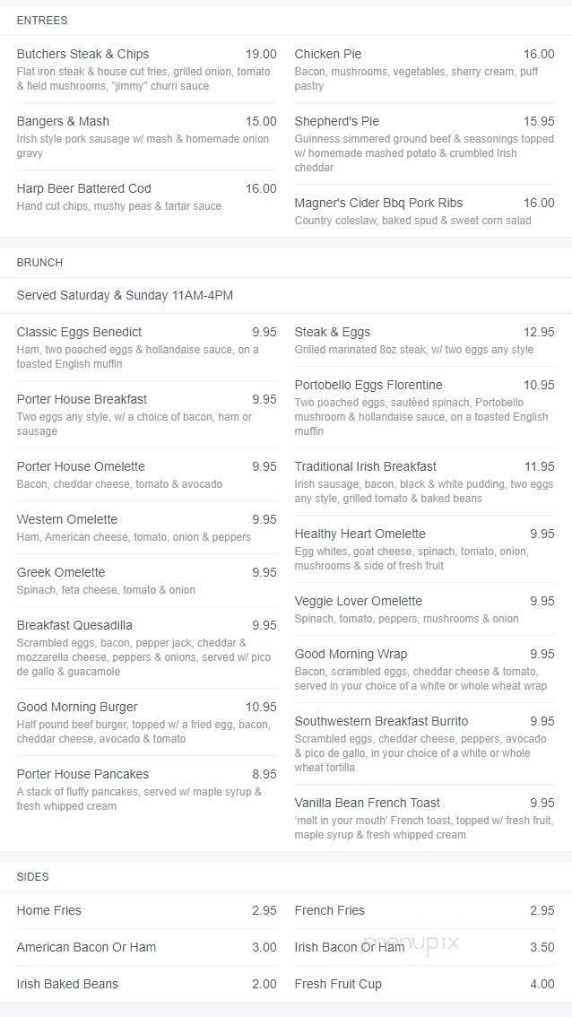 Porterhouse Bar & Grill - Sunny Isles Beach, FL menu_pic