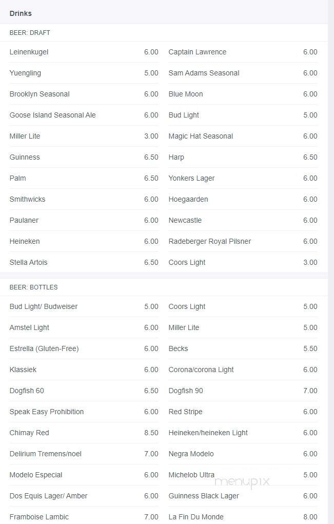 Porterhouse Bar & Grill - Sunny Isles Beach, FL menu_pic