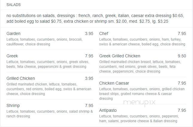 Jerry's Pizza & Barbecue - Detroit, MI menu_pic