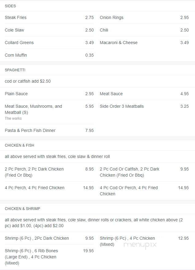 Jerry's Pizza & Barbecue - Detroit, MI menu_pic