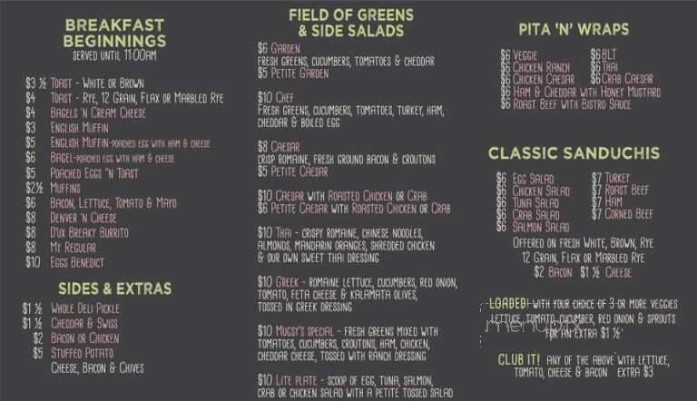 Mugsy's Deli (2005) - Flin Flon, MB menu_pic
