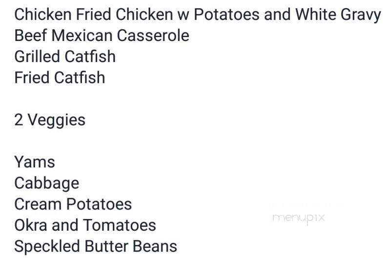 Brown's Landing - Winnsboro, LA menu_pic