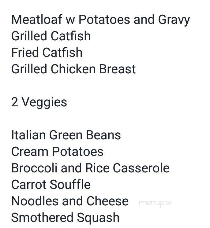 Brown's Landing - Winnsboro, LA menu_pic