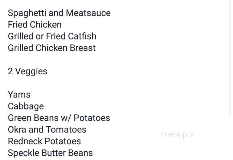 Brown's Landing - Winnsboro, LA menu_pic
