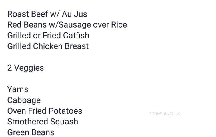 Brown's Landing - Winnsboro, LA menu_pic