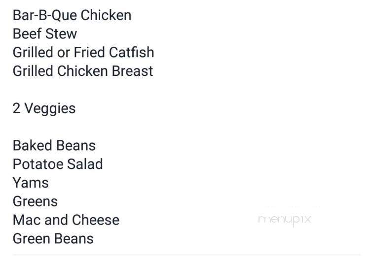 Brown's Landing - Winnsboro, LA menu_pic