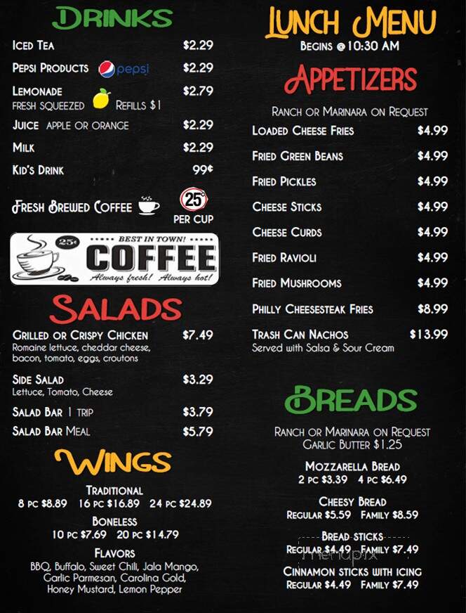 Main Street Pizza Co - Bernie, MO menu_pic