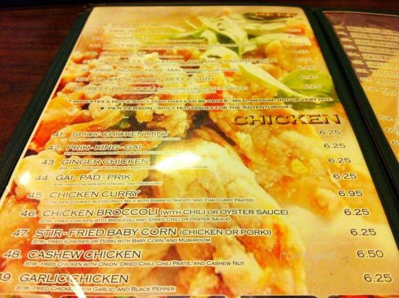 Khun Khao Thai Restaurant - Panorama City, CA menu_pic