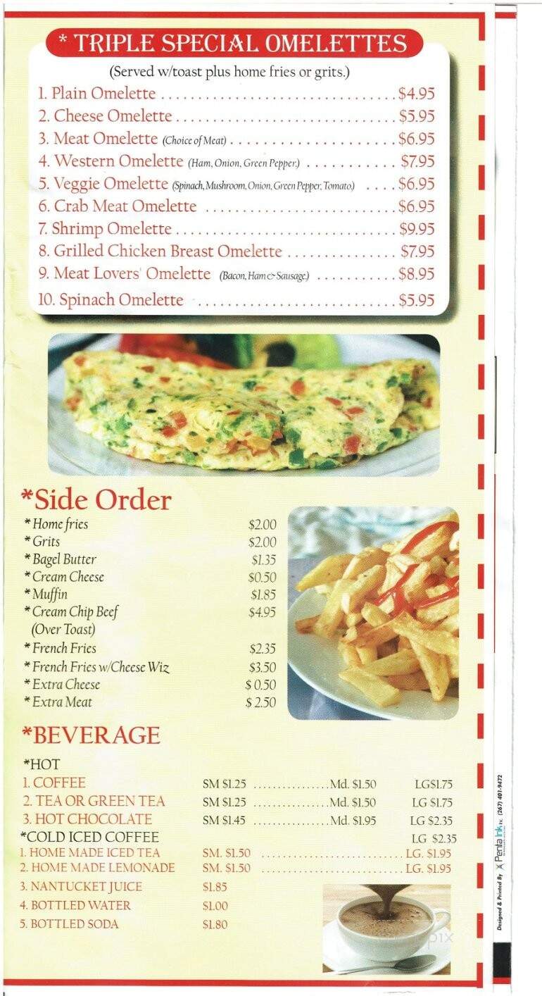 Triple Joy - Philadelphia, PA menu_pic