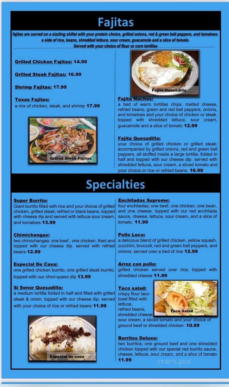 Old Canal Restaurant - Millersport, OH menu_pic