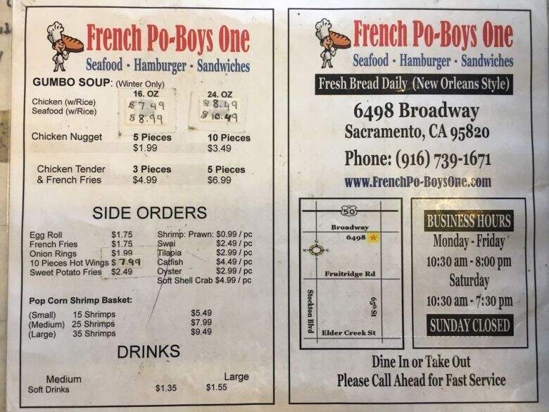 French Po-Boys One - Sacramento, CA