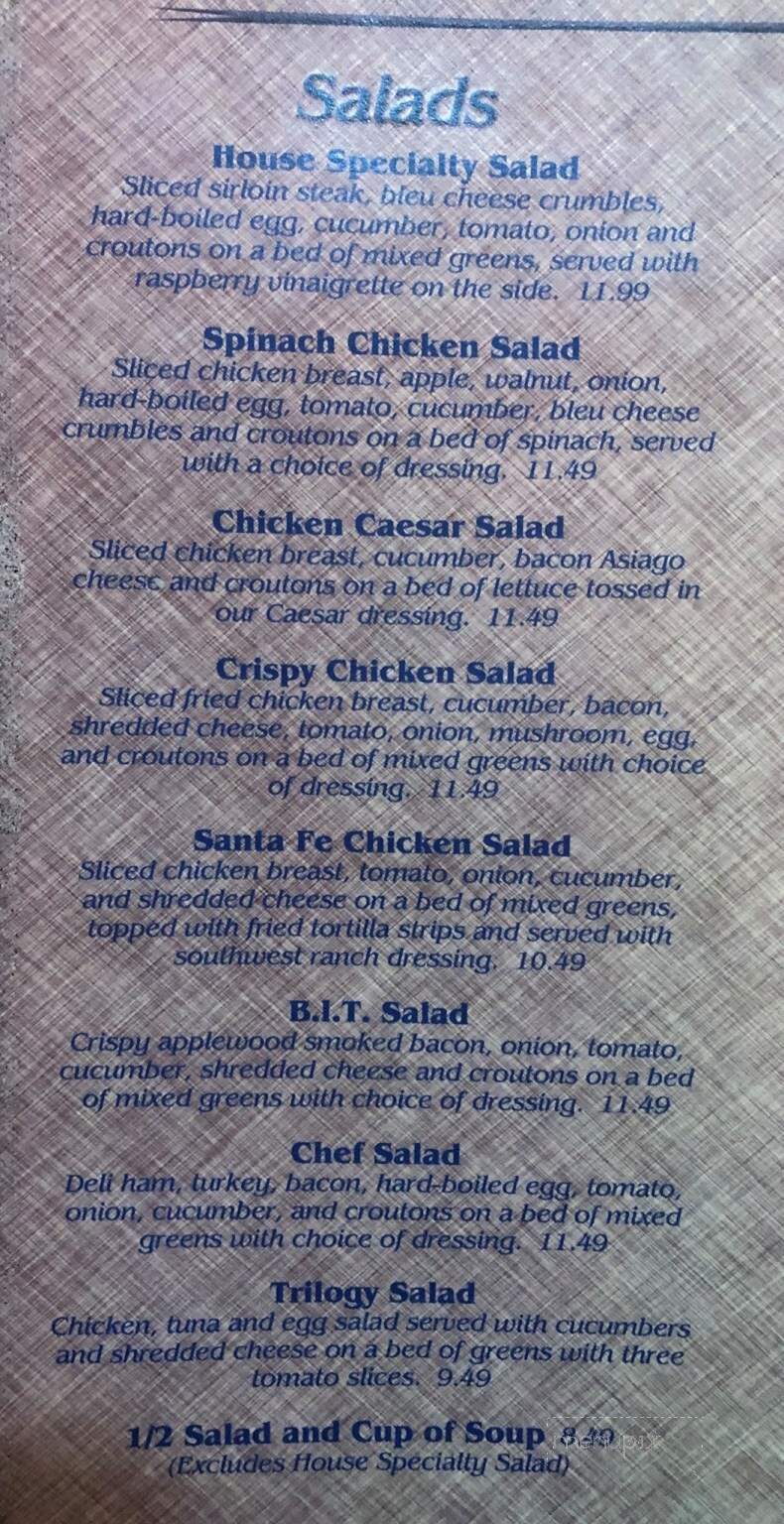 Stoagie's Family Room Cafe - Coldwater, MI menu_pic