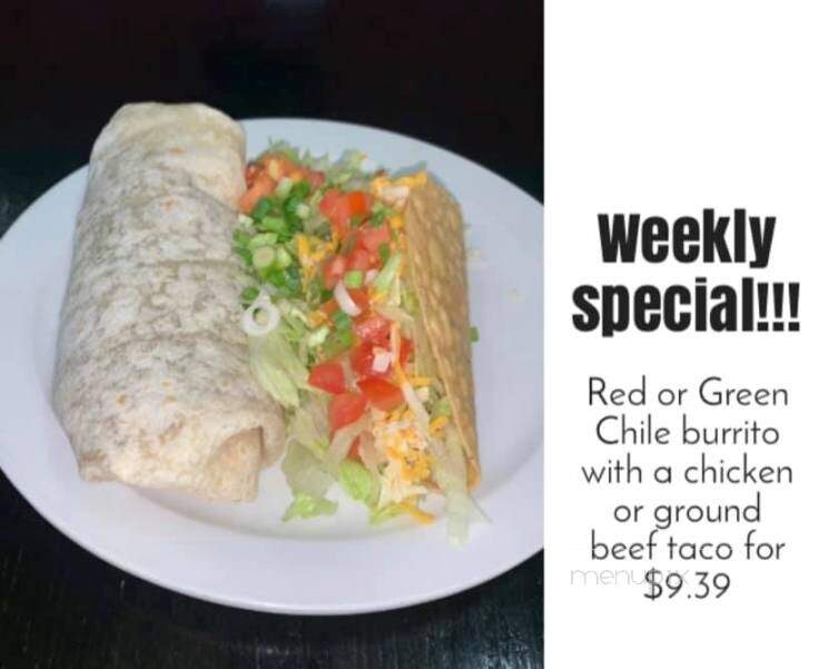 Lydia's la Canasta - Wickenburg, AZ menu_pic