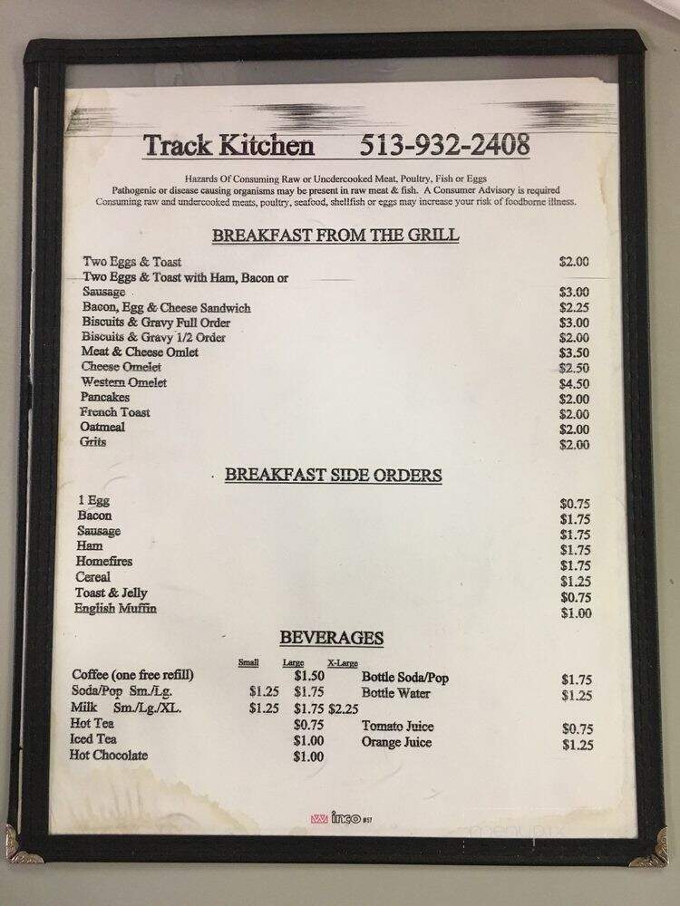 Track Kitchen Aka Cathy's Kitchen - Lebanon, OH