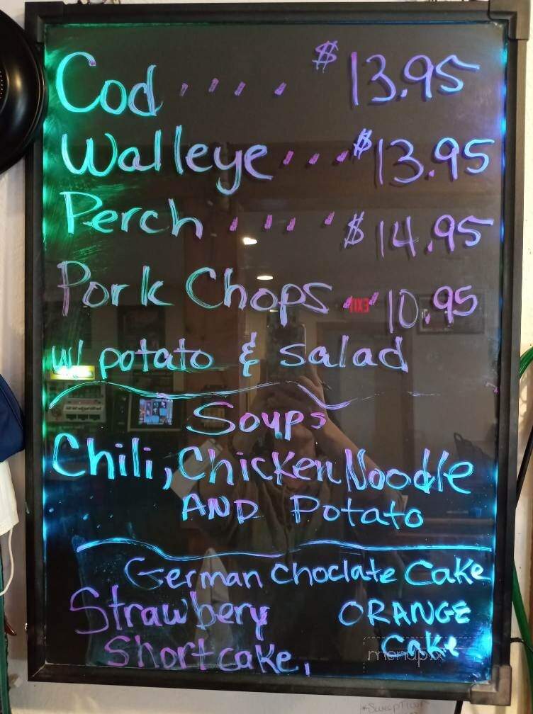 Loomis Lounge - Clare, MI menu_pic