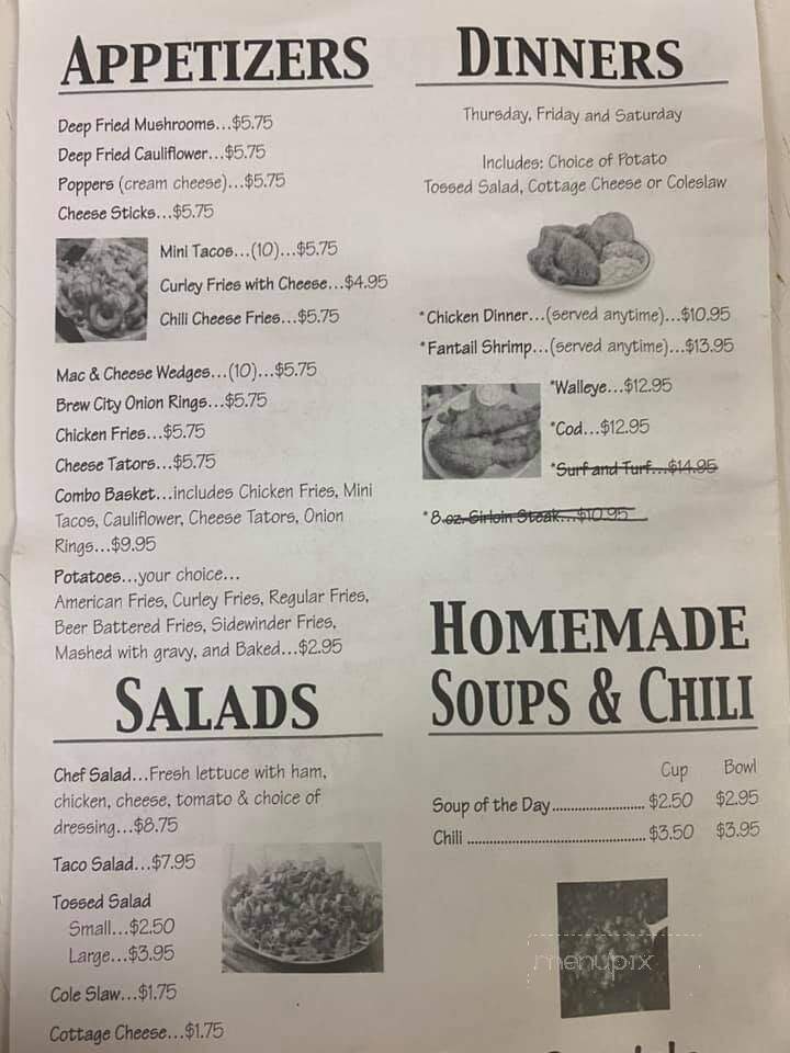 Loomis Lounge - Clare, MI menu_pic