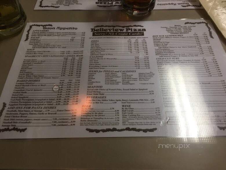 Belleview Pizza - Belleview, FL menu_pic