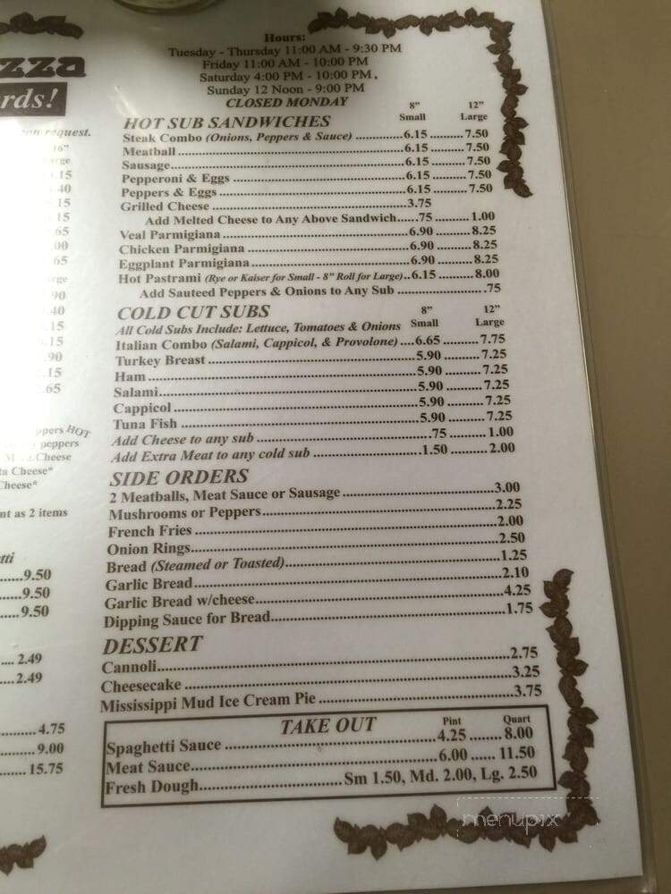 Belleview Pizza - Belleview, FL menu_pic