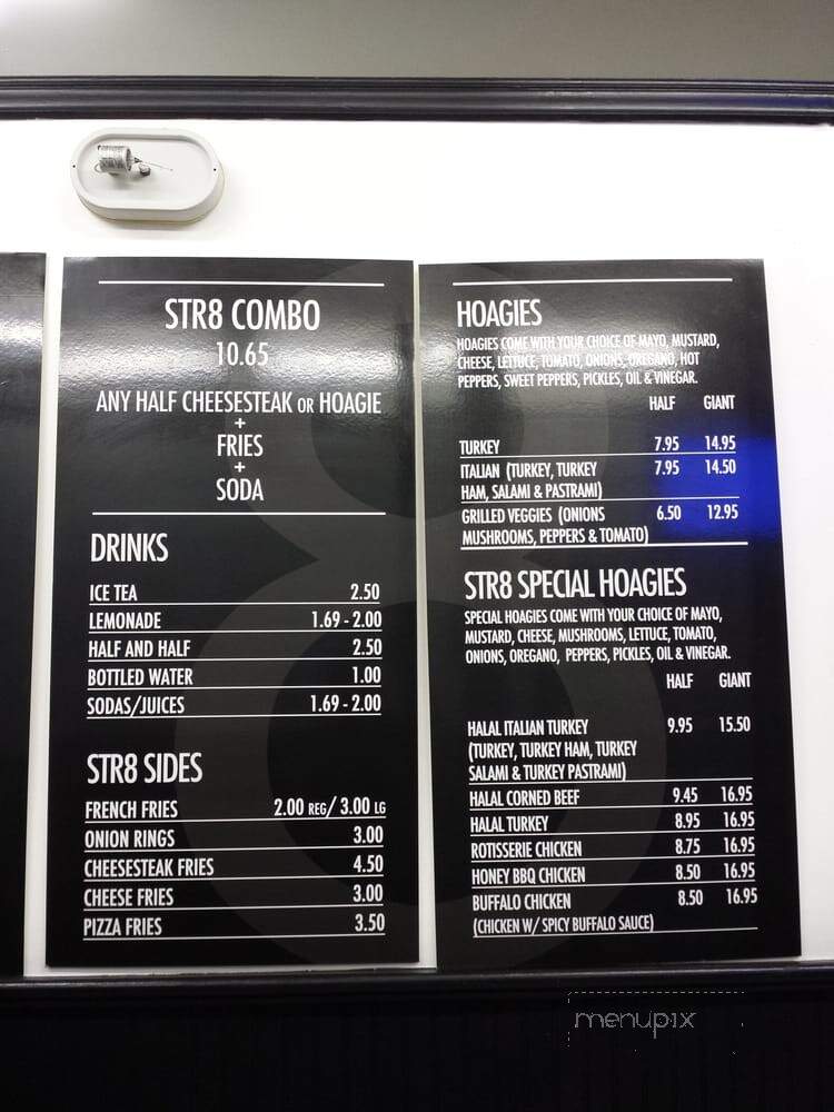 Str8 Out of Philly - Richmond, VA menu_pic