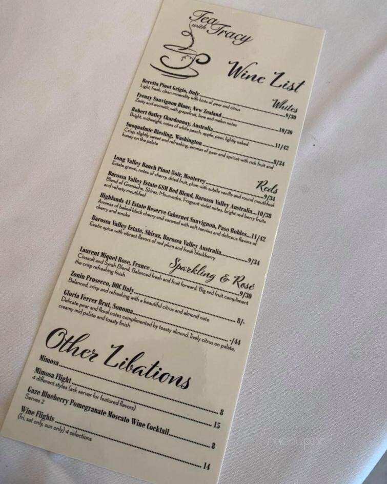 Tea with Tracy - Oxford, CT menu_pic