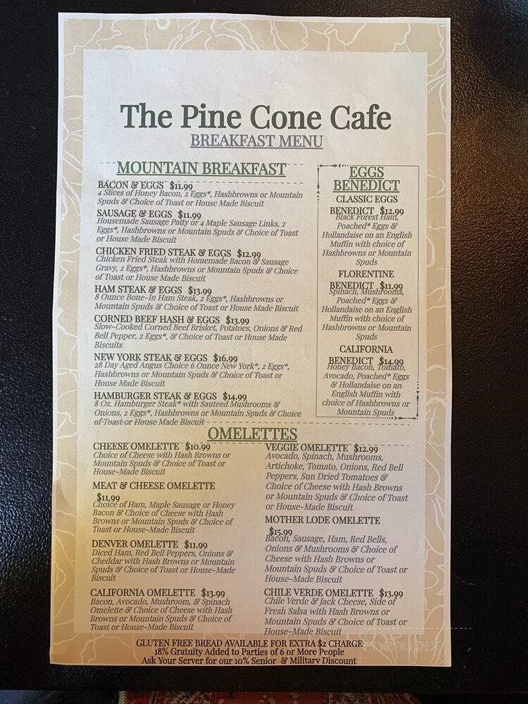 The Pine Cone Cafe - Mi Wuk Village, CA