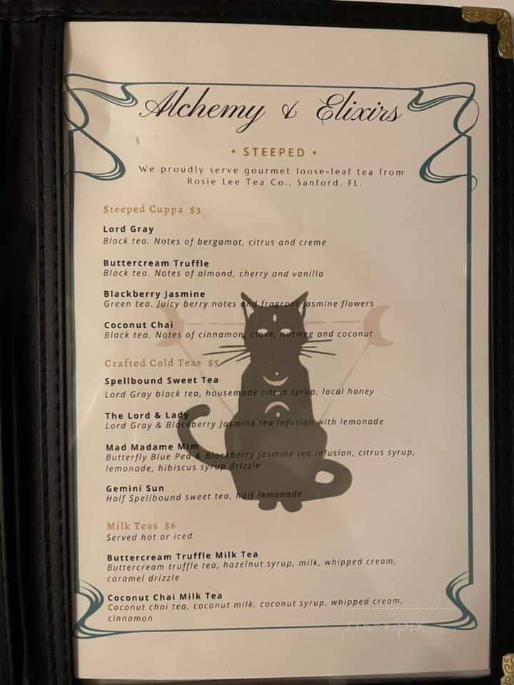 Spellbound Cafe - DeLand, FL menu_pic