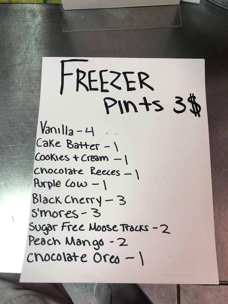 Jerry's Custard - Lower Burrell, PA menu_pic