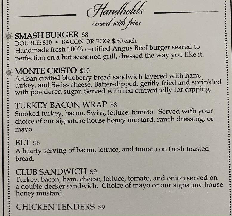 The Windjammer Marinette - Marinette, WI menu_pic