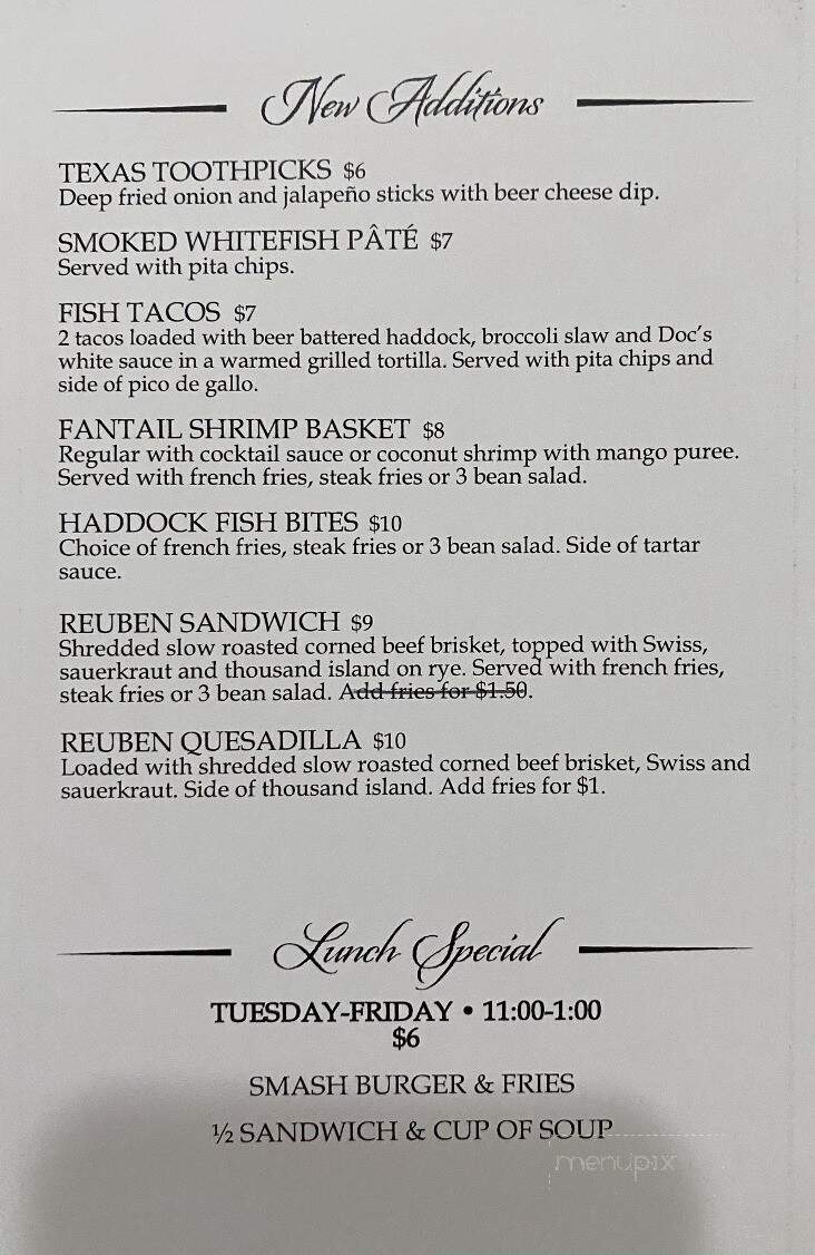 The Windjammer Marinette - Marinette, WI menu_pic