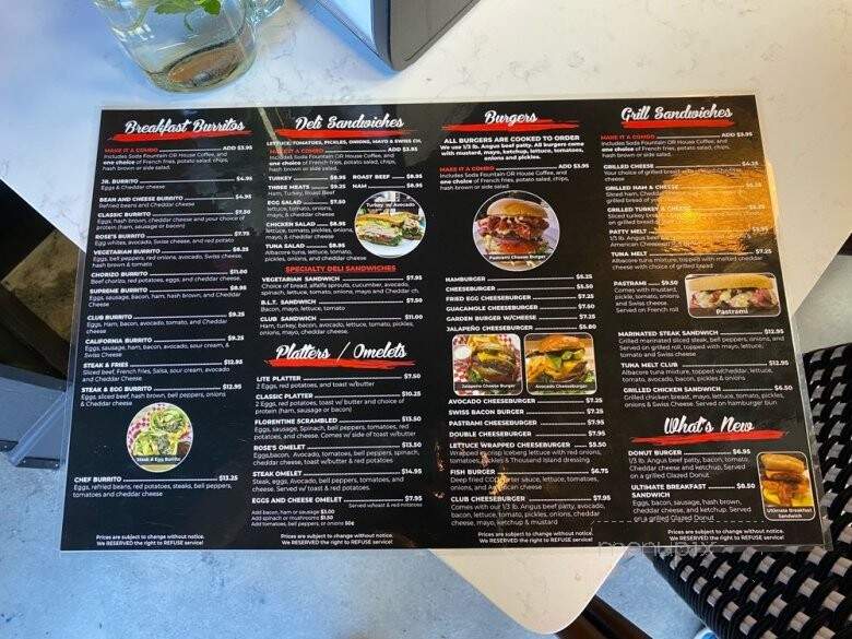 Rose Cafe - Lake Forest, CA menu_pic