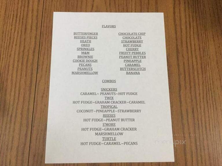 Snack Shack - Wilson, KS menu_pic